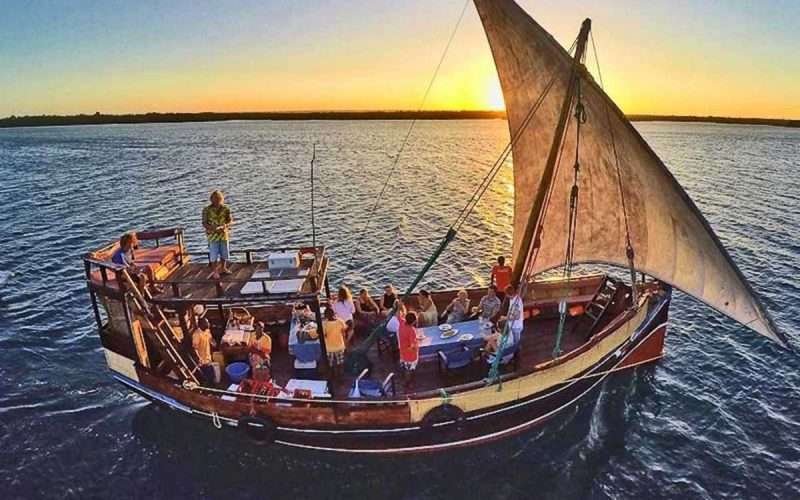 Taarind Dhow Cruise Mombasa Aether safari collection scaled