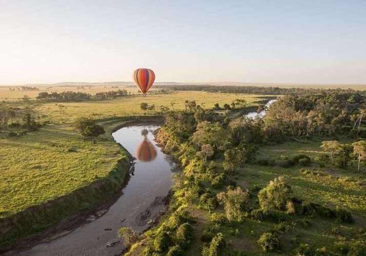 Masai Mara Hot Air Balloon Safari Aether safari collection photo credits Governors collection11