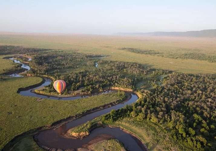 Masai Mara Hot Air Balloon Safari Aether safari collection photo credits Governors collection12