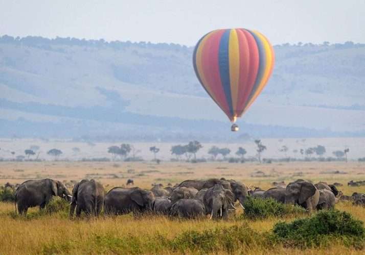 Masai Mara Hot Air Balloon Safari Aether safari collection photo credits Governors collection14