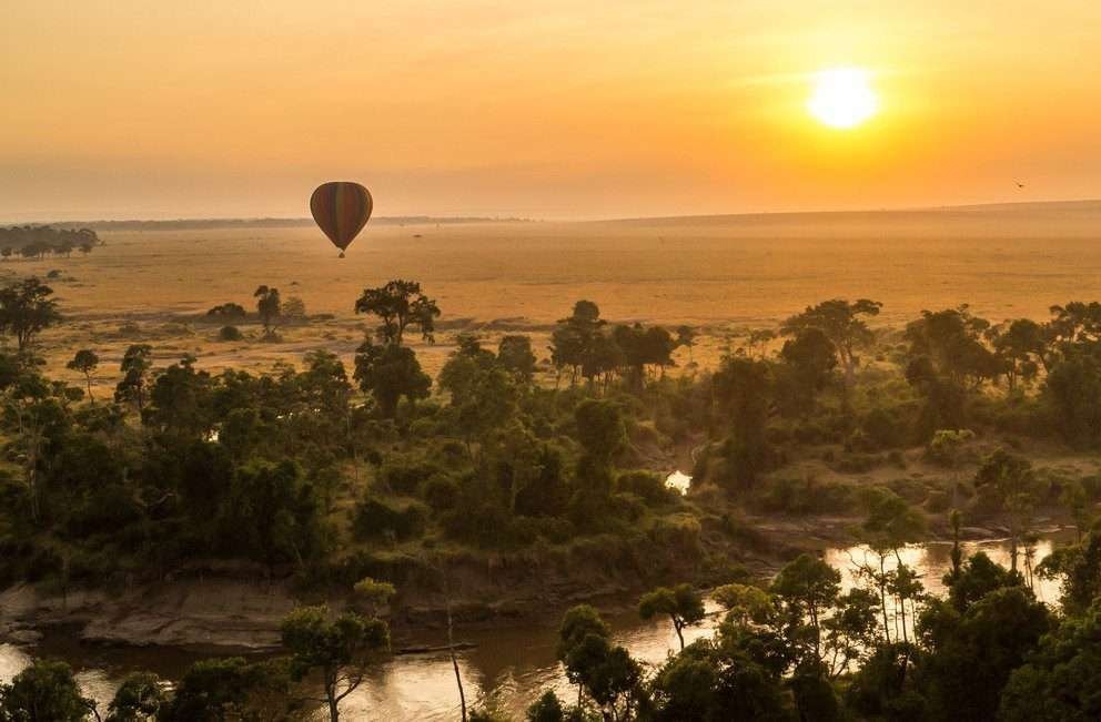 Masai Mara Hot Air Balloon Safari Aether safari collection photo credits Governors collection4
