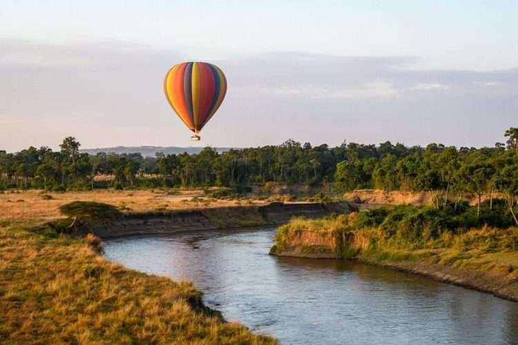 Masai Mara Hot Air Balloon Safari Aether safari collection photo credits Governors collection6