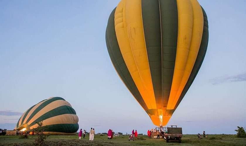 Masai Mara hot air balloon safari book Masai mara Kenya safari packages with Aether safari collection 3