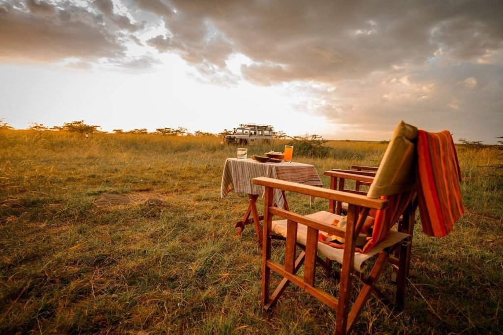 Sundowner Kandili Camp Masai Mara Aether safari collection scaled