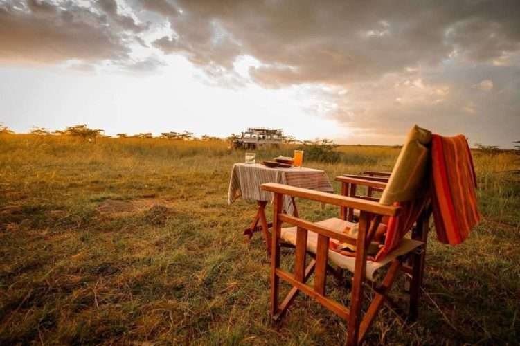 Sundowner Kandili Camp Masai Mara Aether safari collection scaled