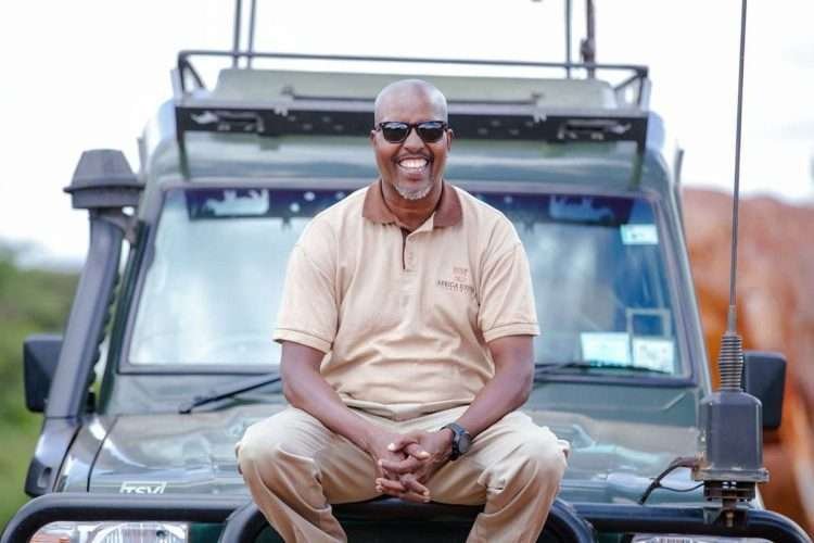 Joseph Mbotte Safari guide at Aether safari collection