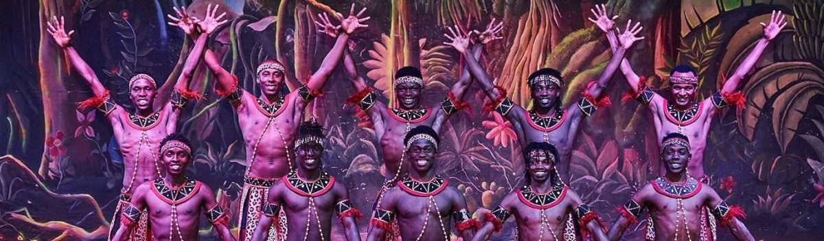 Safari cat dancers show and dinner at Safari Park Hotel Nairobi Aether safari collection scaled
