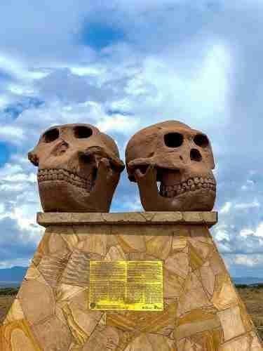 Visiting Olduvai Gorge Monument on a Tanzania safari with Aether safari collection