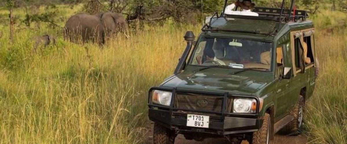 4×4 safari landcruiser jeep at Serengeti Migration Camp Tanzania scaled 4x4 safari landcruiser jeep at Serengeti Migration Camp Tanzania scaled