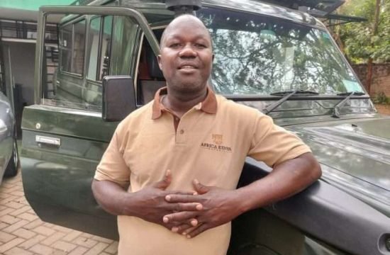 John Munguti safari guide at Aether safari collection scaled