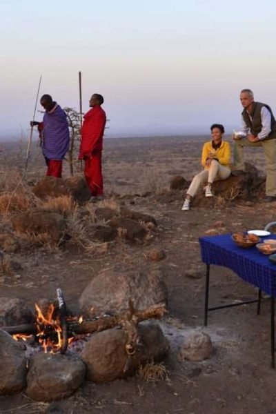 Sundowner Elerai Camp Amboseli National Park Aether safari collection scaled